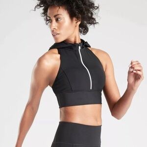 Athleta Tenacity Hooded Bra Size Small NWT